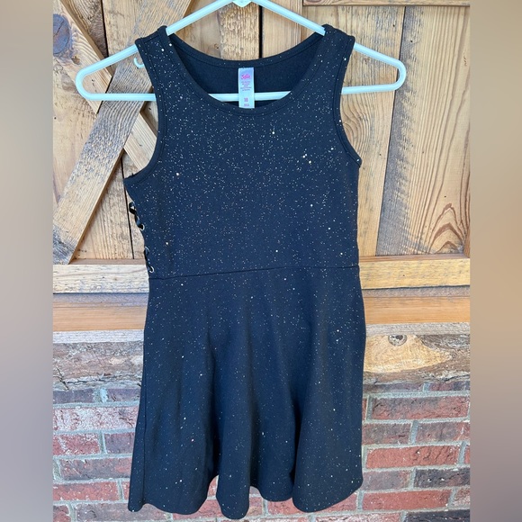 Other - Black glittery Justice dress size 10 girls